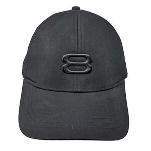 Layer 8 Logo Fitted Hat Black One Size 6 Panel Casual Outdoor